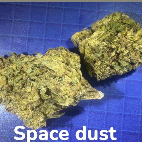 cannabis flower strain display